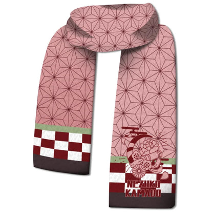 Anime Tokyo Avenger my hero academy demon Slayer Genshin impact autumn and winter cartoon printed long scarf