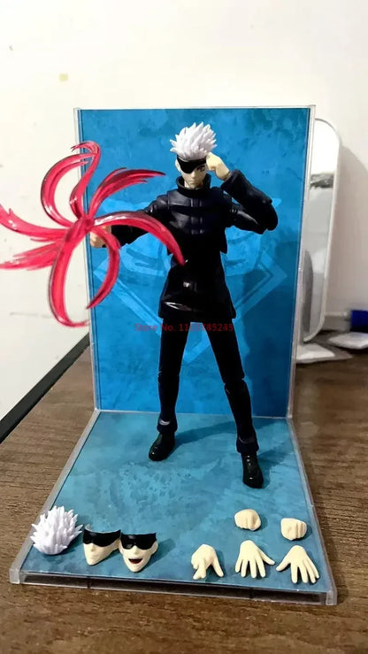 Bandai Shf Jujutsu Kaisen Satoru Gojo Itadori Yuji Fushiguro Megumi Pvc Collectible Toys Decoration Anime Figure Holiday Gifts