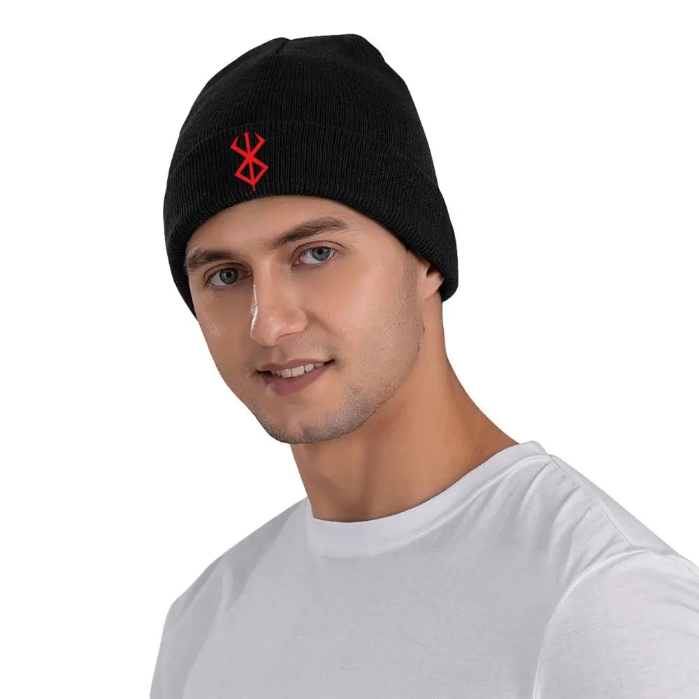 Berserk Posters Famous Anime Knitted Hat Beanie Winter Hats Warm Acrylic Hip-hop Retro Caps Men Women