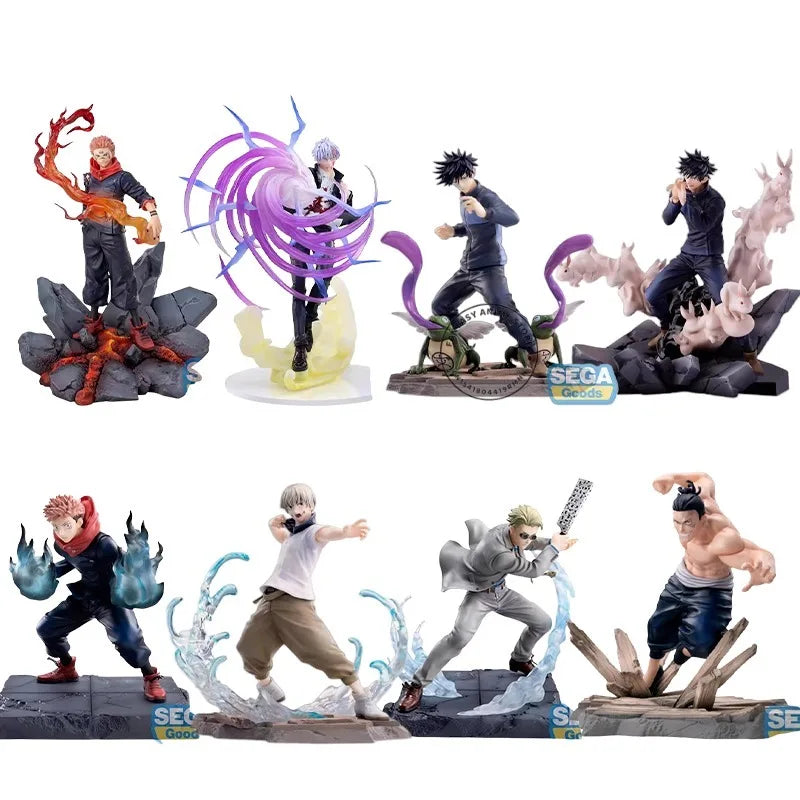 SEGA Original Jujutsu Kaisen Anime Figure Luminasta Ryomen Sukuna Satoru Gojo Fushiguro Megumi Action Figure Toys for Kids Gift