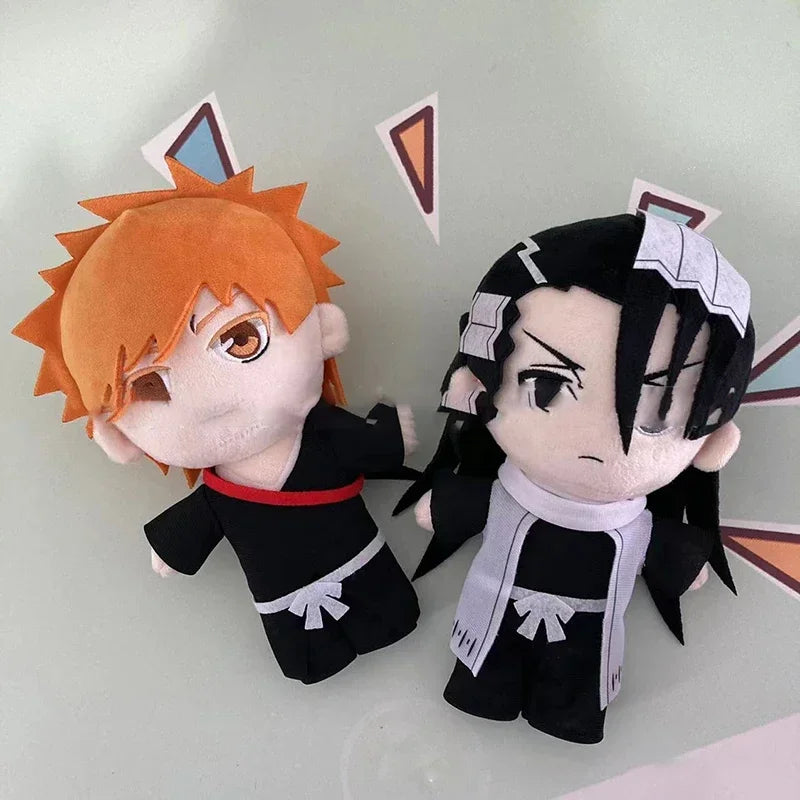 Anime BLEACH Plush Toys Aizen Sousuke Kuchiki Rukia Cosplay Plushie Figure Kuchiki Byakuya Ichimaru Gin Stuffed Dolls Xmas Gift