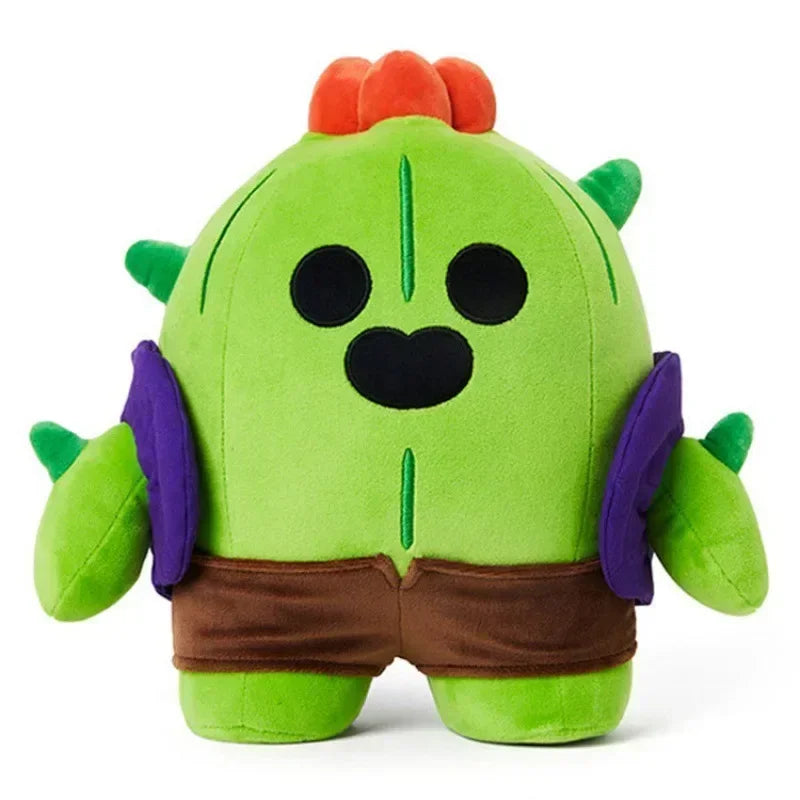 Brawls Plush Spike Leon Shelly Clot Poco Toy Stuff Pillow Dolls Game Stars Characters For Children Christmas Birthday Kids Gifts