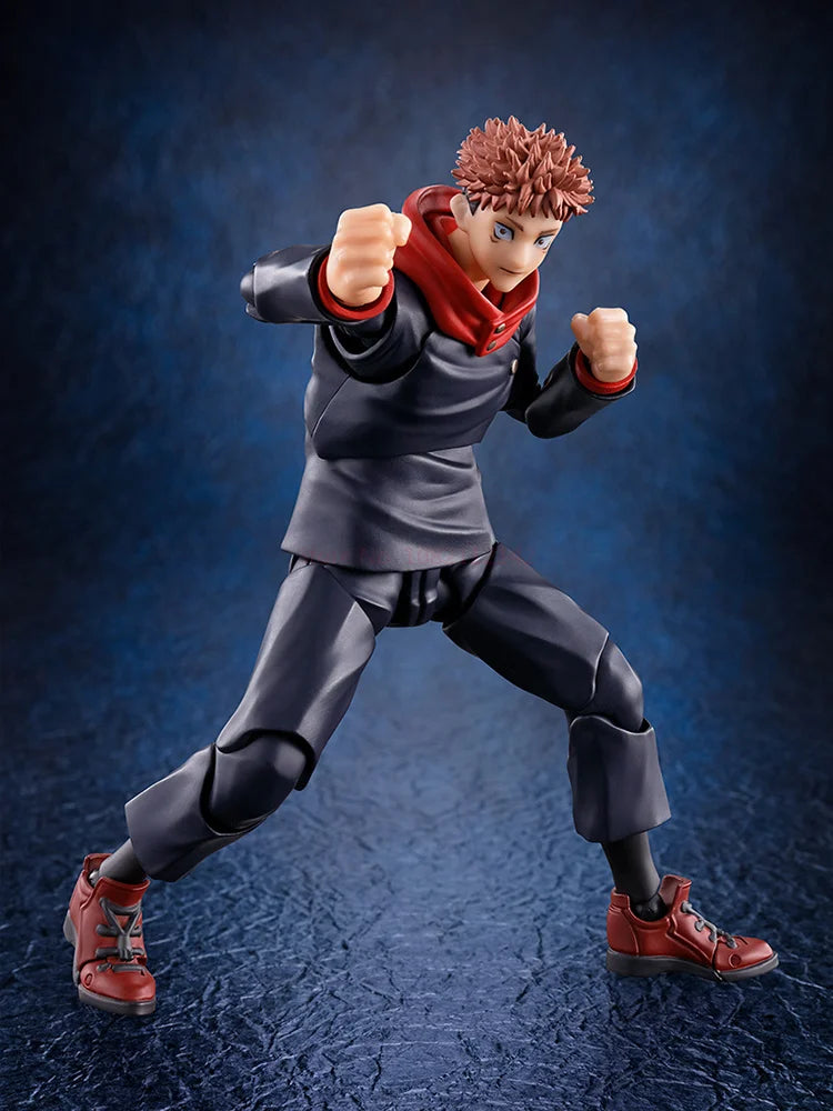 Original Bandai Sh.Figuarts Jujutsu Kaisen Figure Gojo Satoru Itadori Yuji Fushiguro Megumi Kugisaki Nobara Anime Toy Model Gift