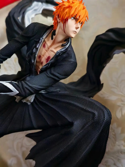 Bleach Figure Ichigo Kurosaki Figure Getsuga Tensho Ichigo Special Effects Figure With Light Gk Statue Model Collection Toy Gift