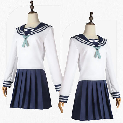 Anime Jujutsu Kaisen Riko Amanai Cosplay Costume JK Sailor Skirt School Uniform Halloween Party Carnival Women Wig Dresses Suit