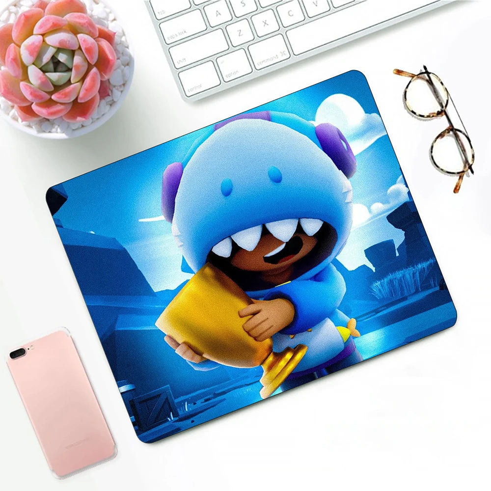 Popular Sports Gaming Mouse Pad XS Small Mousepad For PC Gamer Desktop Decoration Office for Brawls-Stars Mouse Mat Deskmat Rug