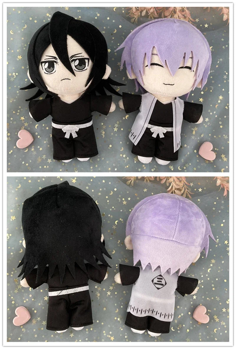 Anime BLEACH Plush Toys Aizen Sousuke Kuchiki Rukia Cosplay Plushie Figure Kuchiki Byakuya Ichimaru Gin Stuffed Dolls Xmas Gift