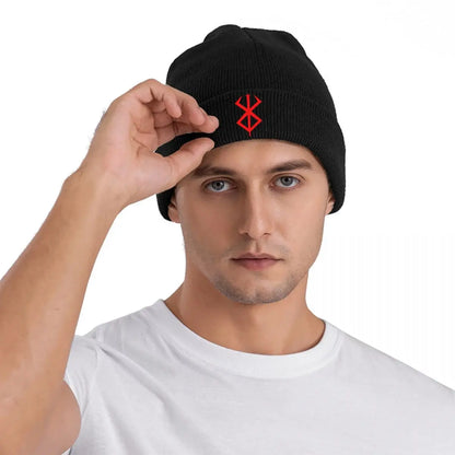 Berserk Posters Famous Anime Knitted Hat Beanie Winter Hats Warm Acrylic Hip-hop Retro Caps Men Women