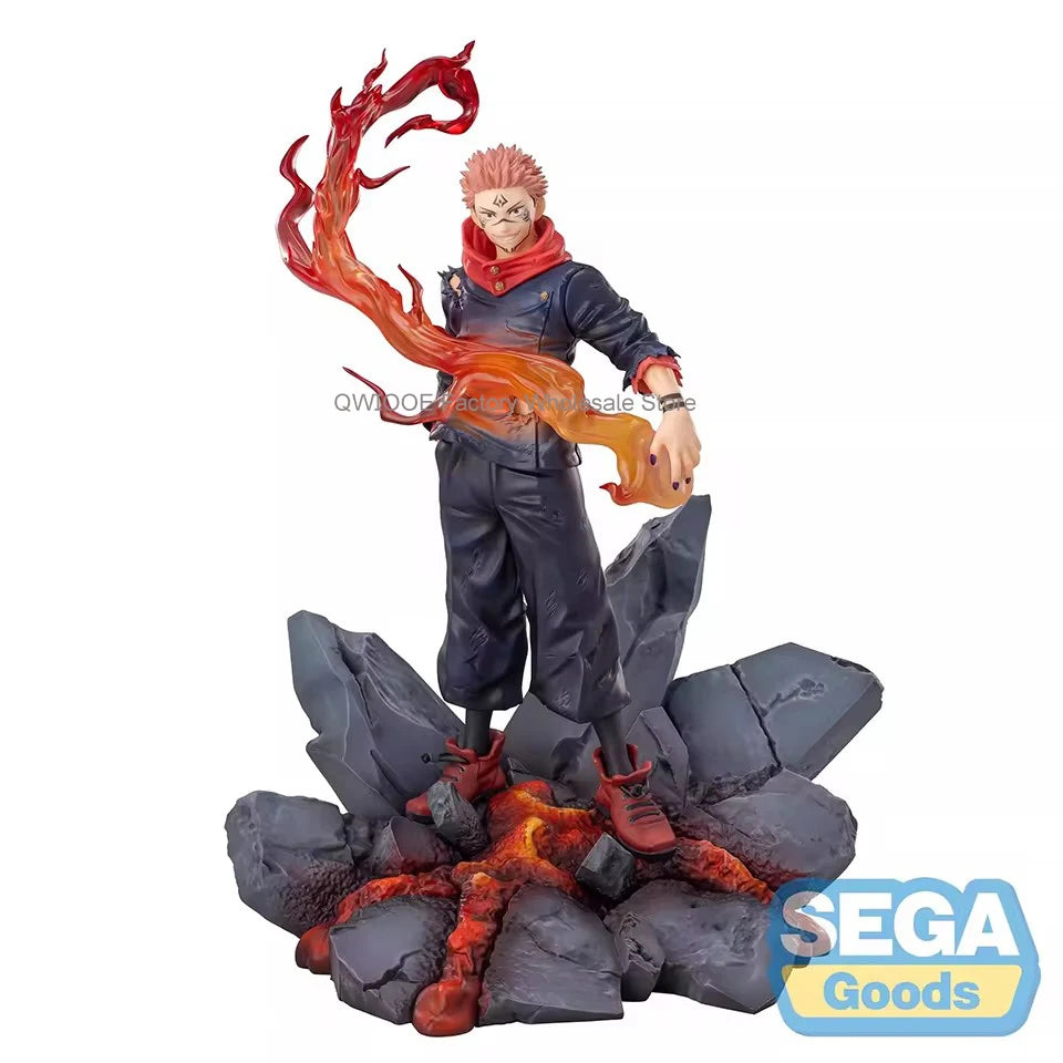 Original Genuine SEGA Luminasta Jujutsu Kaisen 18cm Ryomen Sukuna Anime Figure Collect Kid  Toys For Children Wholesale Qwiooe