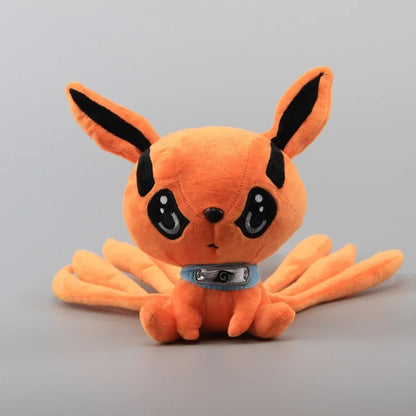 20cm Anime Naruto Kyuubi Kurama Plush Toy Q Version Nine-Tailed Fox Stuffed Doll Animal Cartoon Figures Kids Christmas Gifts