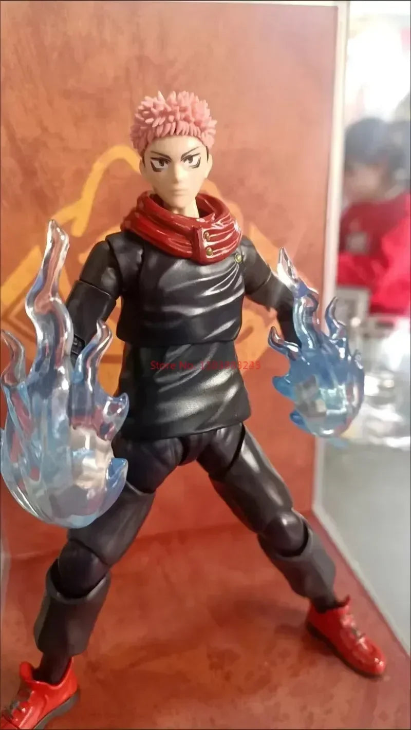 Bandai Shf Jujutsu Kaisen Satoru Gojo Itadori Yuji Fushiguro Megumi Pvc Collectible Toys Decoration Anime Figure Holiday Gifts