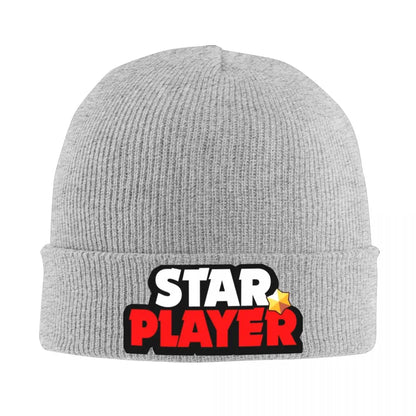 Star Player B-Brawling Beanie Hats Hip Hop Caps Men Women Gym Skullies Beanies Autumn Winter Design Warm Beanie Hat