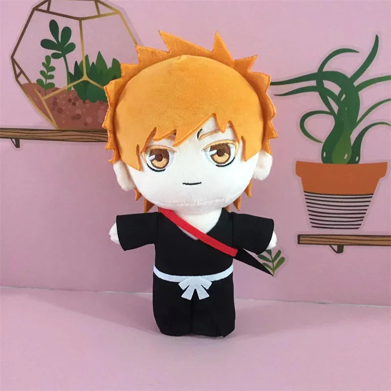 Anime BLEACH Plush Toys Aizen Sousuke Kuchiki Rukia Cosplay Plushie Figure Kuchiki Byakuya Ichimaru Gin Stuffed Dolls Xmas Gift