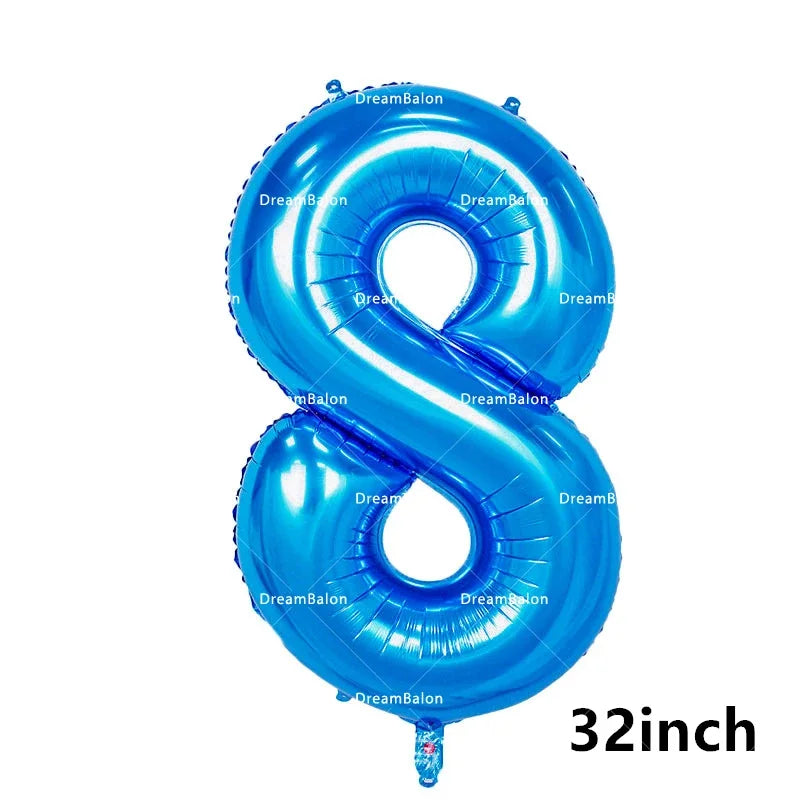 Brawl Stars Balloons Happy Birthday Banner Game Party Decoration Background Cake Topper Stickers Disposable Tableware Keychain