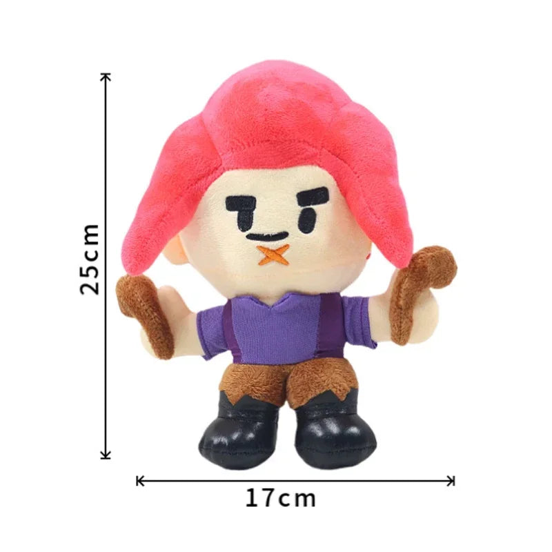 In Stock Brawl Stars Plush Spike Shelly Clot Leon Poco Toy Stuff Pillow Dolls Game Characters For Children Birthday Gifts