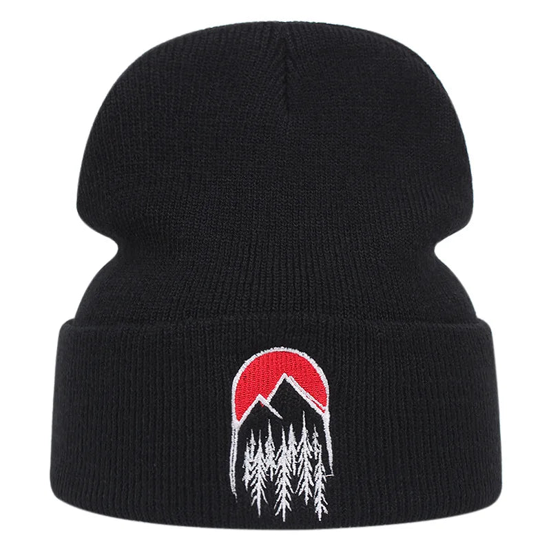 Luxury Hiphop Anime Knitted Hat Beanie for Men Women Cotton Winter Hats Warm Outdoors Skiing Cap Bonnet Scrub Streetwear Gorras