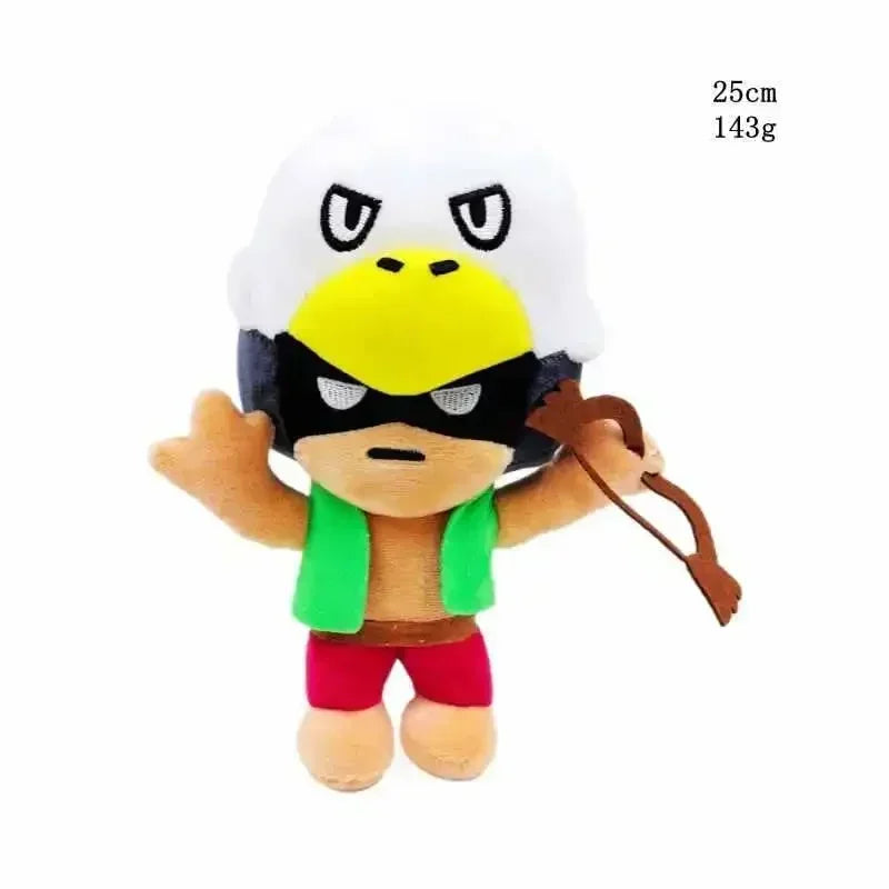 Brawls Plush Spike Leon Shelly Clot Poco Toy Stuff Pillow Dolls Game Stars Characters For Children Christmas Birthday Kids Gifts