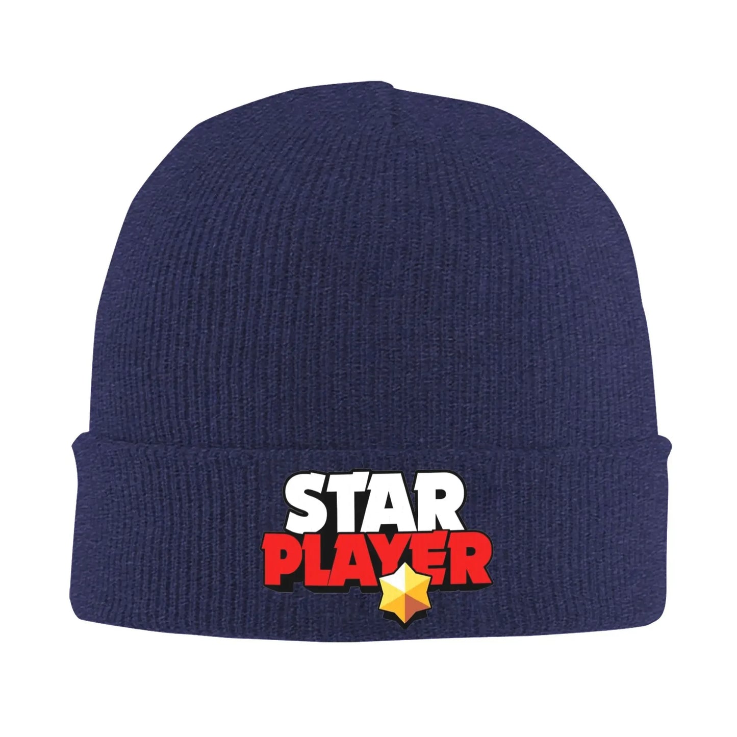 Star player B-Brawls Knitted Caps for Women Men Beanies Autumn Winter Hats Acrylic  Warm Melon Cap