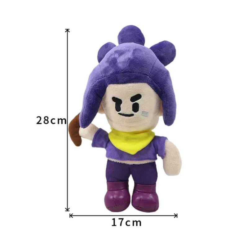 In Stock Brawl Stars Plush Spike Shelly Clot Leon Poco Toy Stuff Pillow Dolls Game Characters For Children Birthday Gifts