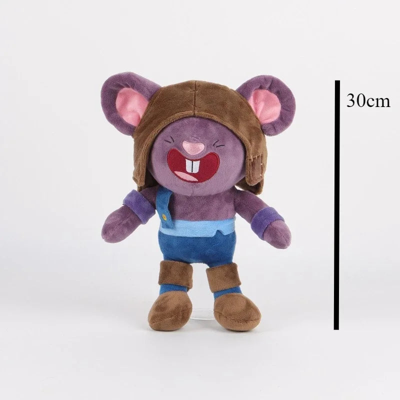 Hot Toys 30cm Cute Product Brawl Stars Mouse Brawl Stars Plush Doll Blind Mouse Doll Game Collection Doll Holiday Gif Anime