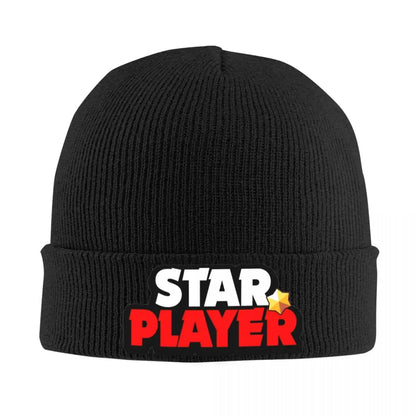 Star Player B-Brawling Beanie Hats Hip Hop Caps Men Women Gym Skullies Beanies Autumn Winter Design Warm Beanie Hat