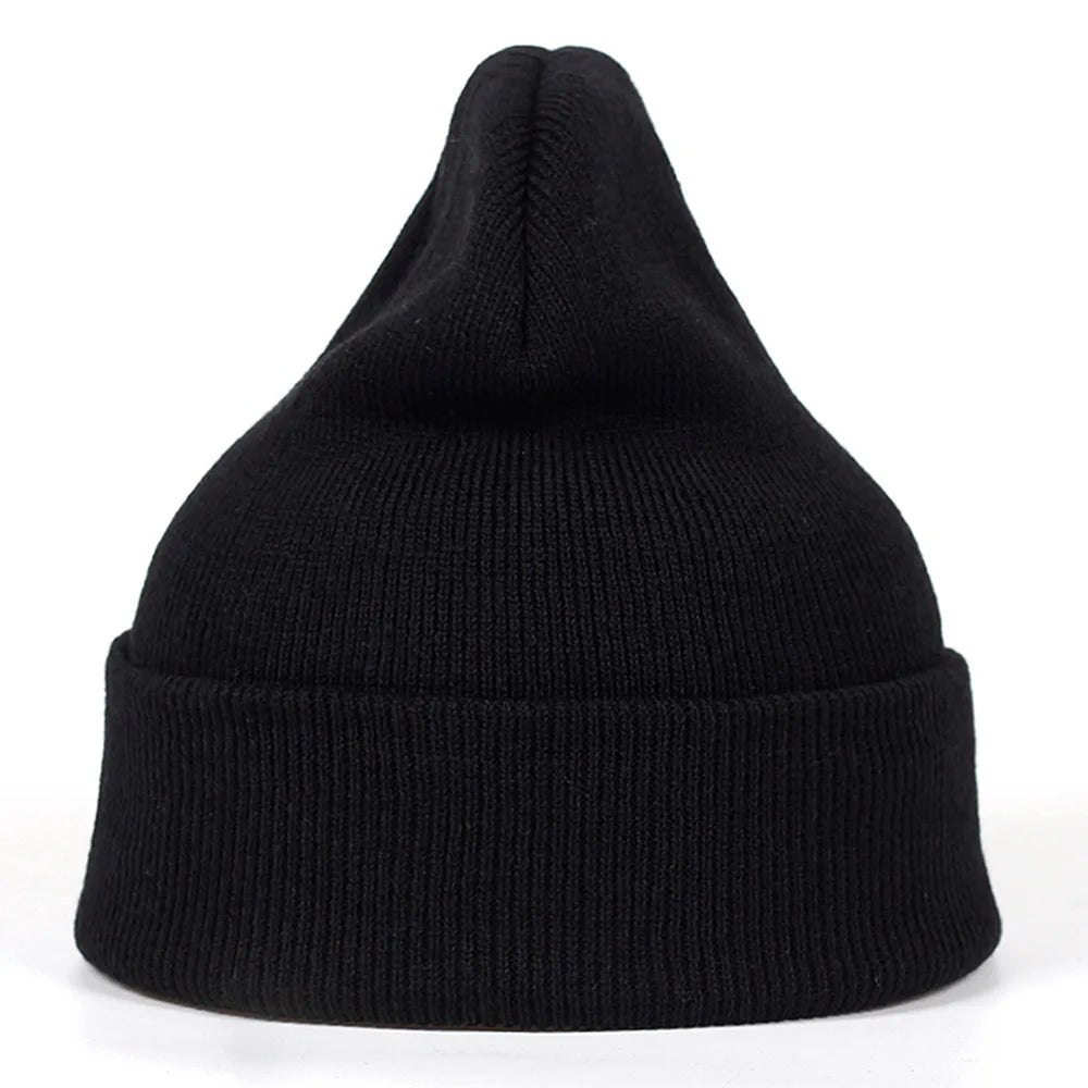 Luxury Hiphop Anime Knitted Hat Beanie for Men Women Cotton Winter Hats Warm Outdoors Skiing Cap Bonnet Scrub Streetwear Gorras