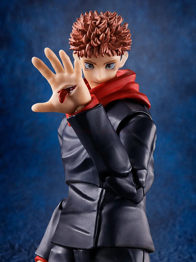 Original Bandai Sh.Figuarts Jujutsu Kaisen Figure Gojo Satoru Itadori Yuji Fushiguro Megumi Kugisaki Nobara Anime Toy Model Gift