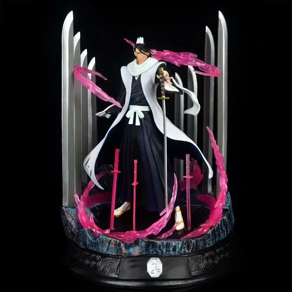 32cm Kuchiki Byakuya Bankai Senbonzakura Bleach Figure Anime Peripheral PVC Action Figure Collection Model Statue Gifts Toys Boy