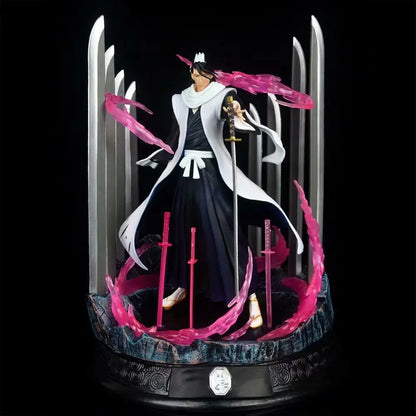 32cm Kuchiki Byakuya Bankai Senbonzakura Bleach Figure Anime Peripheral PVC Action Figure Collection Model Statue Gifts Toys Boy