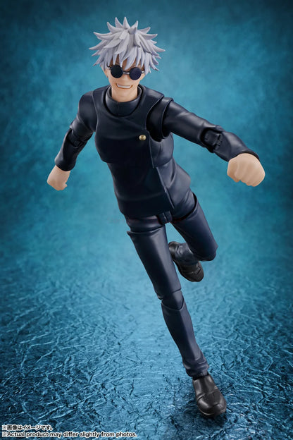 Original Bandai Sh.Figuarts Jujutsu Kaisen Figure Gojo Satoru Itadori Yuji Fushiguro Megumi Kugisaki Nobara Anime Toy Model Gift