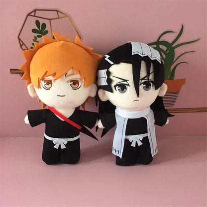 Anime BLEACH Plush Toys Aizen Sousuke Kuchiki Rukia Cosplay Plushie Figure Kuchiki Byakuya Ichimaru Gin Stuffed Dolls Xmas Gift