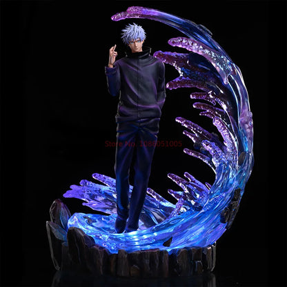 35cm New Jujutsu Kaisen Satoru Gojo Handmade Action Figures Original Hand-Made Pvc Model Anime Figure Collection Toys Gifts