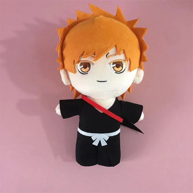 Anime BLEACH Plush Toys Aizen Sousuke Kuchiki Rukia Cosplay Plushie Figure Kuchiki Byakuya Ichimaru Gin Stuffed Dolls Xmas Gift