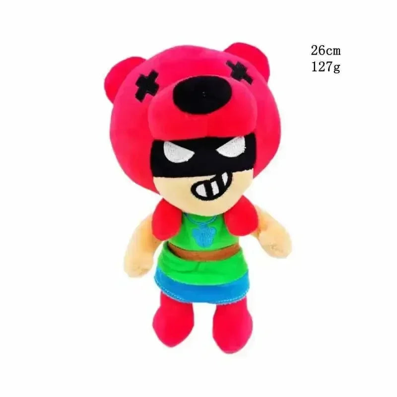 Brawls Plush Spike Leon Shelly Clot Poco Toy Stuff Pillow Dolls Game Stars Characters For Children Christmas Birthday Kids Gifts