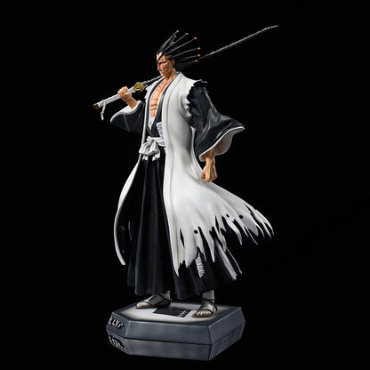 Original Genuine Bleach 36cm Zaraki Kenpachi Statue Anime Action Figures Model Toys For Boy Droppshiping 2024