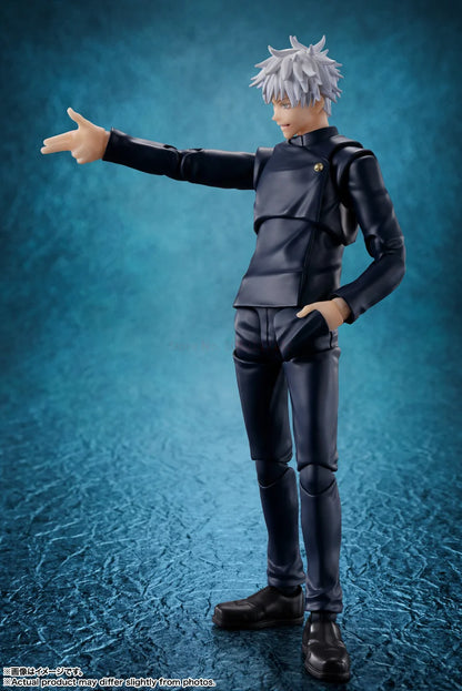 Original Bandai Sh.Figuarts Jujutsu Kaisen Figure Gojo Satoru Itadori Yuji Fushiguro Megumi Kugisaki Nobara Anime Toy Model Gift