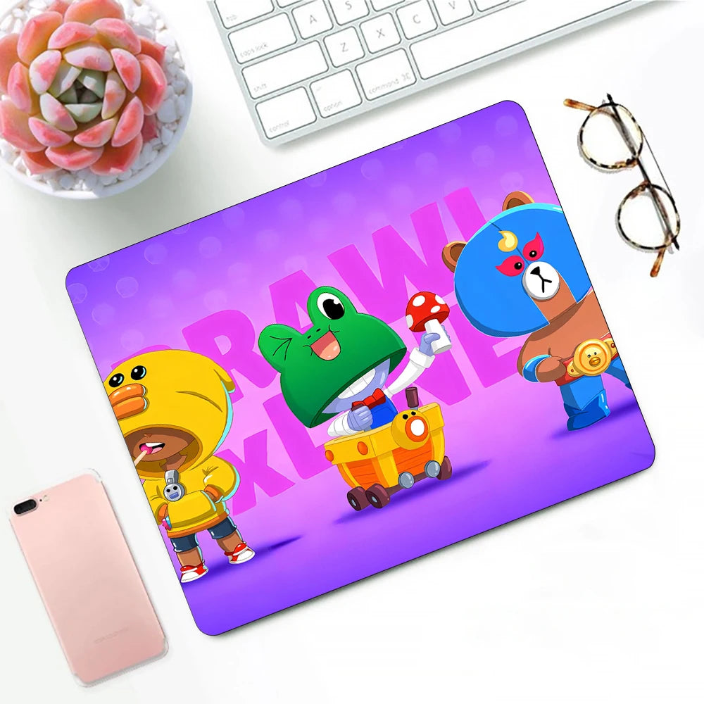 Popular Sports Gaming Mouse Pad XS Small Mousepad For PC Gamer Desktop Decoration Office for Brawls-Stars Mouse Mat Deskmat Rug