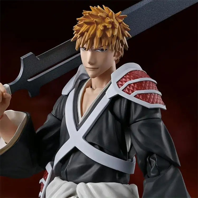 100%Original In Stock Bandai SHFiguart BLEACH Kurosaki Ichigo Dual Zangetsu Ver. Action Anime Figure PVC Model Collectible Toys