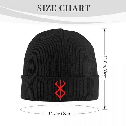 Berserk Posters Famous Anime Knitted Hat Beanie Winter Hats Warm Acrylic Hip-hop Retro Caps Men Women