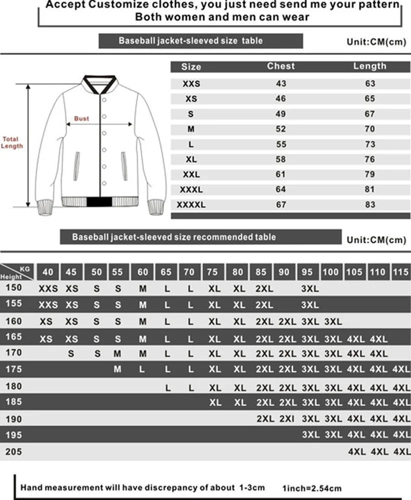 Cute Kochou Shinobu Pattern Baseball Shirt Women's Outdoor High Quality Casual Anime Harajuku Sweatshirt Top