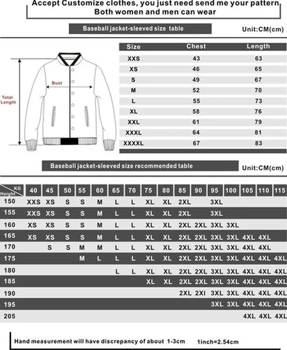 Cute Kochou Shinobu Pattern Baseball Shirt Women's Outdoor High Quality Casual Anime Harajuku Sweatshirt Top