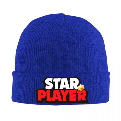 Star Player B-Brawling Beanie Hats Hip Hop Caps Men Women Gym Skullies Beanies Autumn Winter Design Warm Beanie Hat