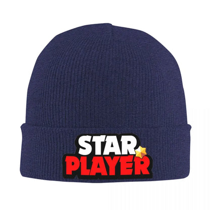 Star Player B-Brawling Beanie Hats Hip Hop Caps Men Women Gym Skullies Beanies Autumn Winter Design Warm Beanie Hat