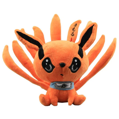 20cm Anime Naruto Kyuubi Kurama Plush Toy Q Version Nine-Tailed Fox Stuffed Doll Animal Cartoon Figures Kids Christmas Gifts