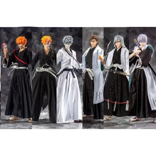 Model GT Bleach Kurosaki Ichigo Aizen Sousuke Ukitake Jushiro Ichimaru Gin 18cm/7inch 1/10 SHF Anime Action Figure Toys Gifts