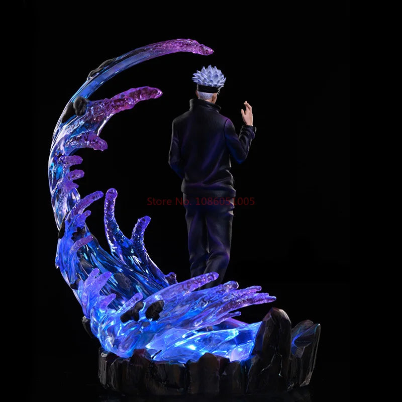 35cm New Jujutsu Kaisen Satoru Gojo Handmade Action Figures Original Hand-Made Pvc Model Anime Figure Collection Toys Gifts