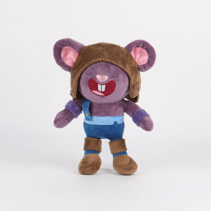 Hot Toys 30cm Cute Product Brawl Stars Mouse Brawl Stars Plush Doll Blind Mouse Doll Game Collection Doll Holiday Gif Anime