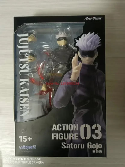 Bandai Shf Jujutsu Kaisen Satoru Gojo Itadori Yuji Fushiguro Megumi Pvc Collectible Toys Decoration Anime Figure Holiday Gifts