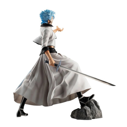 Original Genuine Megahouse Bleach 25cm Grimmjow Jeagerjaques Anime Action Figure  Collectible Model Doll Toy For Boy