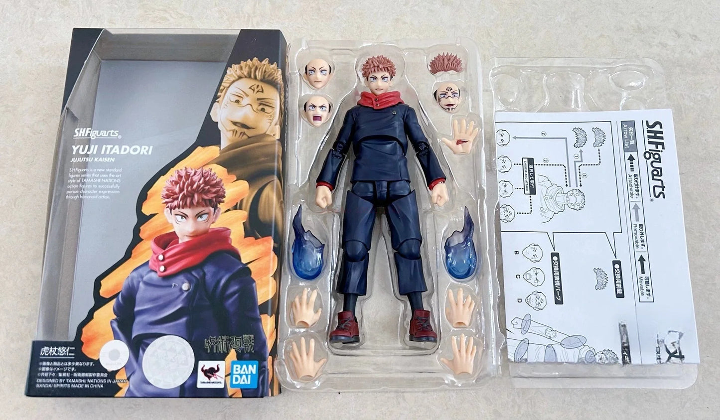 Original Bandai Sh.Figuarts Jujutsu Kaisen Figure Gojo Satoru Itadori Yuji Fushiguro Megumi Kugisaki Nobara Anime Toy Model Gift